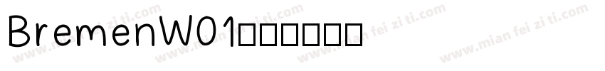 BremenW01字体转换