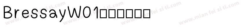 BressayW01字体转换