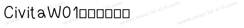 CivitaW01字体转换