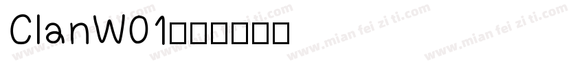 ClanW01字体转换