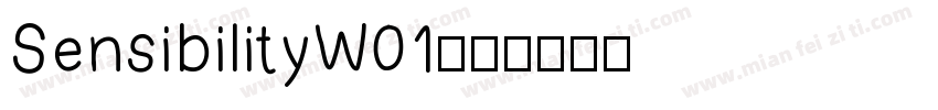 SensibilityW01字体转换