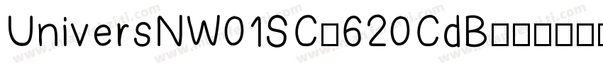 UniversNW01SC-620CdB字体转换