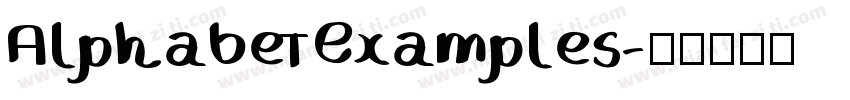 AlphabetExamples字体转换