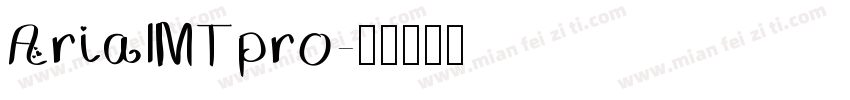 ArialMTpro字体转换