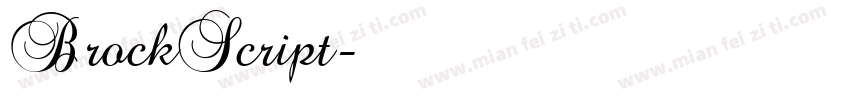 BrockScript字体转换