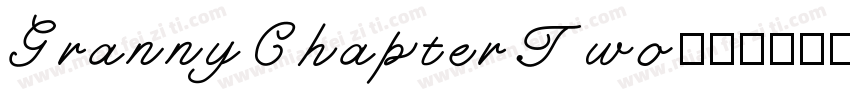 GrannyChapterTwo字体转换