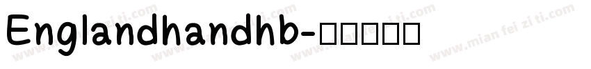Englandhandhb字体转换