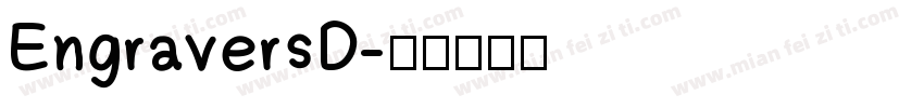 EngraversD字体转换
