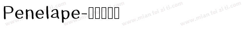 Penelape字体转换