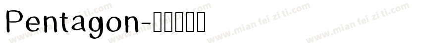 Pentagon字体转换