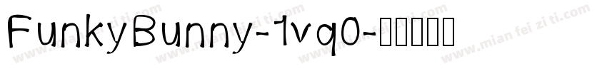 FunkyBunny-1vq0字体转换