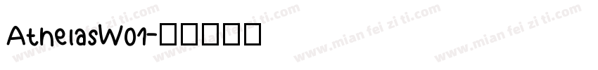 AthelasW01字体转换
