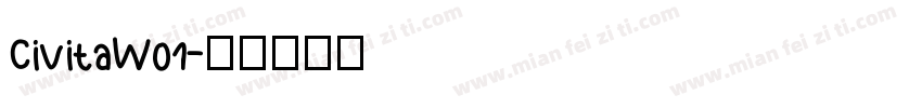 CivitaW01字体转换