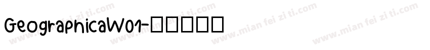 GeographicaW01字体转换