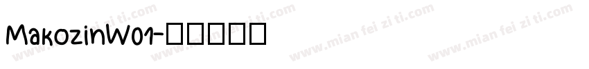 MakozinW01字体转换