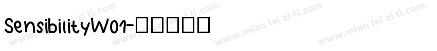SensibilityW01字体转换