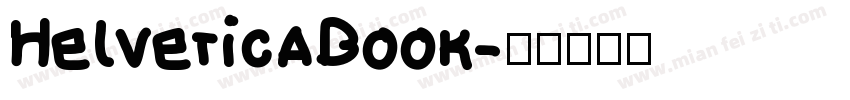 HelveticaBook字体转换
