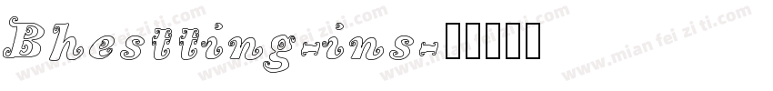 Bhestting-ins字体转换
