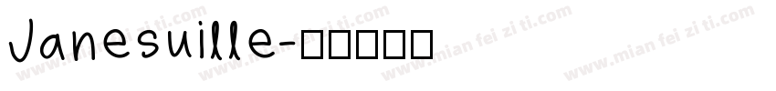Janesuille字体转换