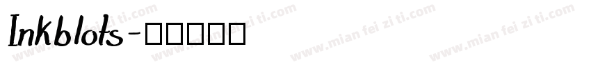 Inkblots字体转换