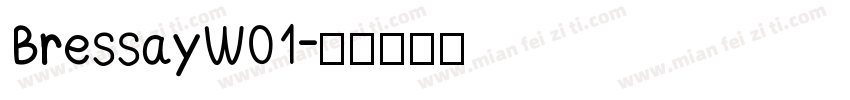 BressayW01字体转换