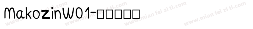 MakozinW01字体转换