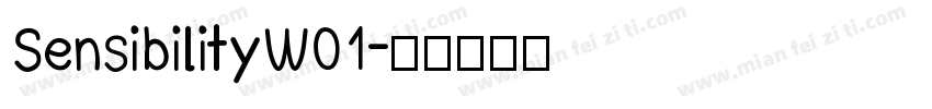 SensibilityW01字体转换