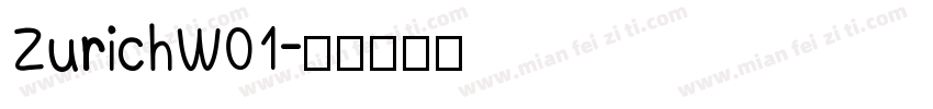 ZurichW01字体转换