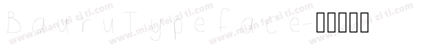 BauruTypeface字体转换