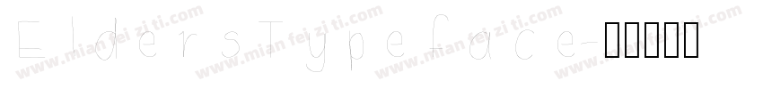 EldersTypeface字体转换