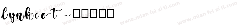 lynkcot字体转换