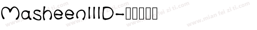 MasheenIIID字体转换