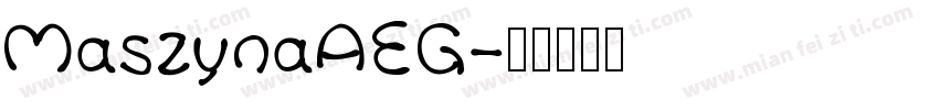 MaszynaAEG字体转换