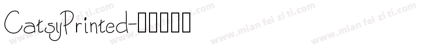 CatsyPrinted字体转换