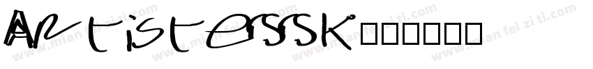 ArtisteSSK字体转换