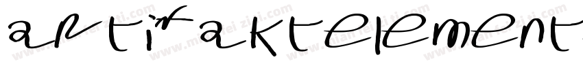 artifaktelementhair字体转换