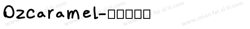 Ozcaramel字体转换