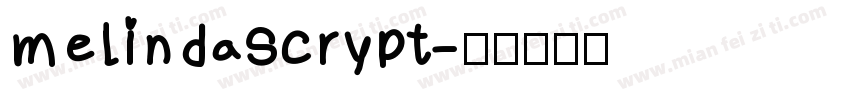 melindascrypt字体转换