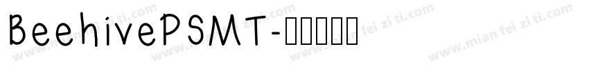 BeehivePSMT字体转换