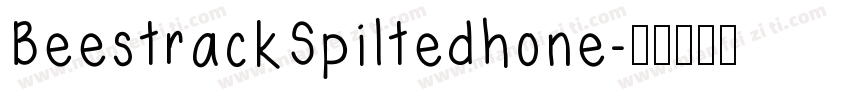 BeestrackSpiltedhone字体转换