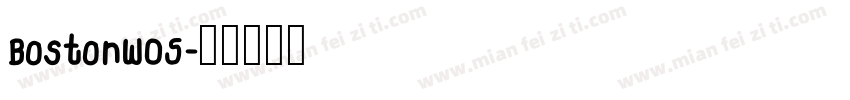 BostonW05字体转换