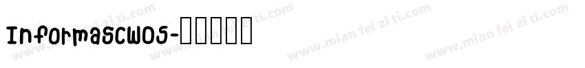 InformaSCW05字体转换