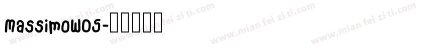 MassimoW05字体转换