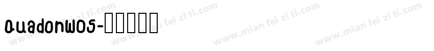 QuadonW05字体转换