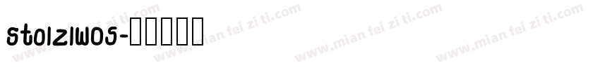 StolzlW05字体转换