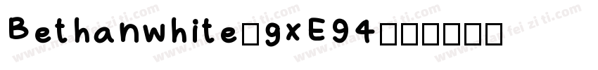Bethanwhite-gxE94字体转换