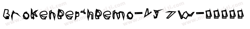 BrokenDepthDemo-M5Zw字体转换