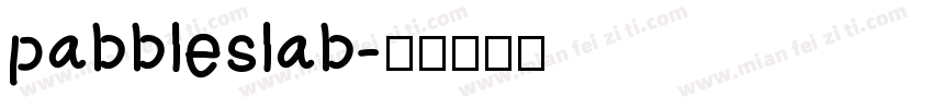 pabbleslab字体转换