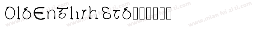 OldEnglishStd字体转换