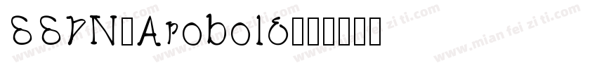 SSVN-Avobold字体转换
